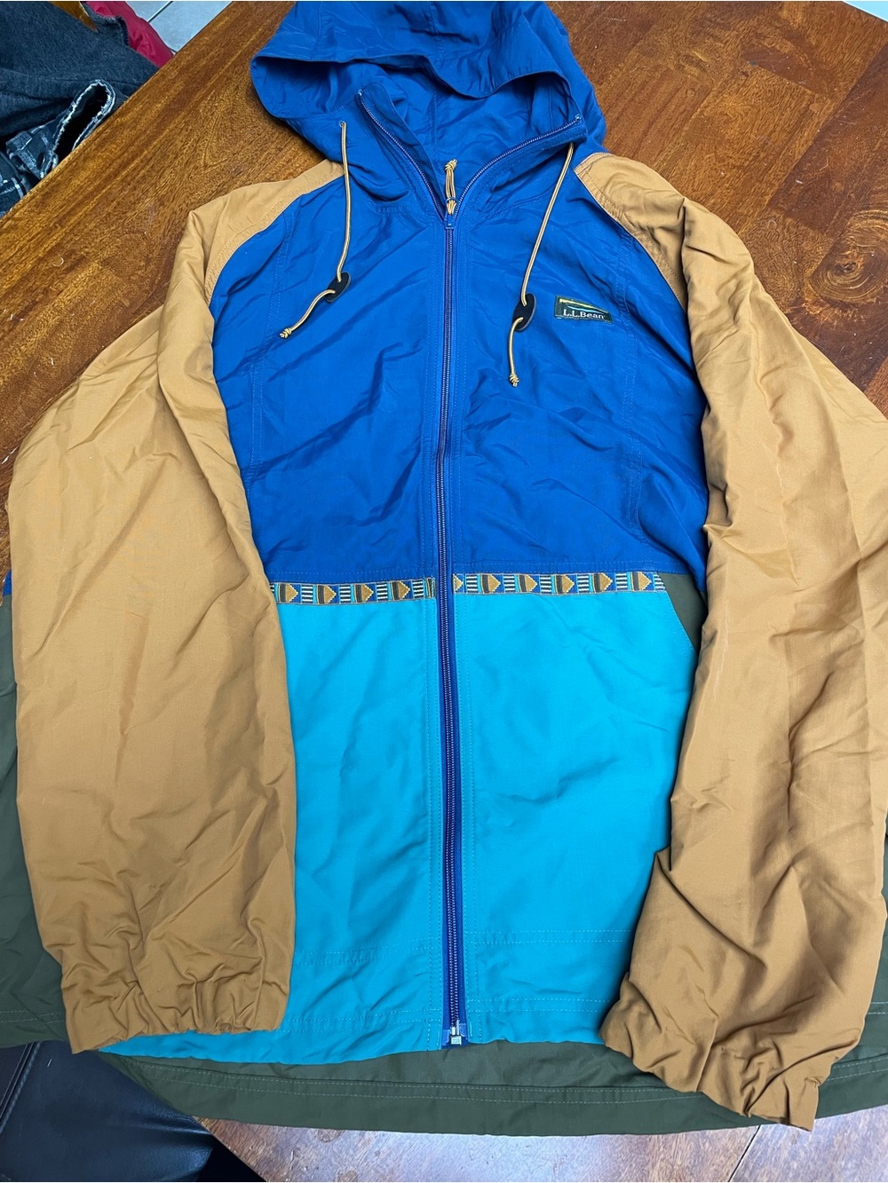 L.l.bean wind breaker jacket size xxxl